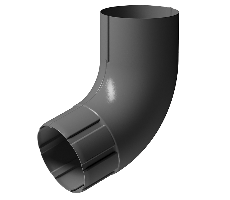 Колено 72° D90 Döcke STAL PREMIUM Графит, (RAL 7024) купить в Тест