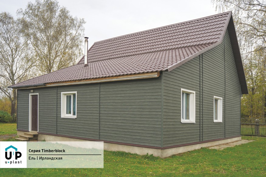 Сайдинг Ю-Пласт TIMBERBLOCK Ель (Тимберблок), Ирландская купить в Тест