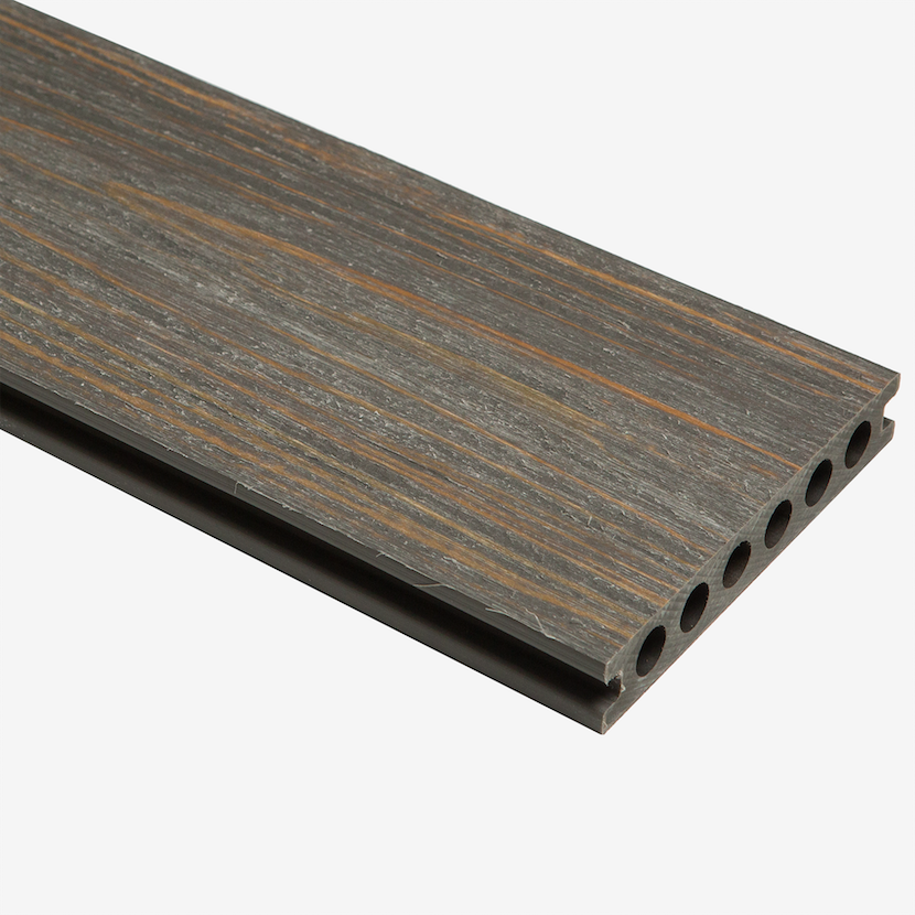 Террасная доска из ДПК CM Decking серия ZEBRANO цвет графит (под заказ) купить в Тест