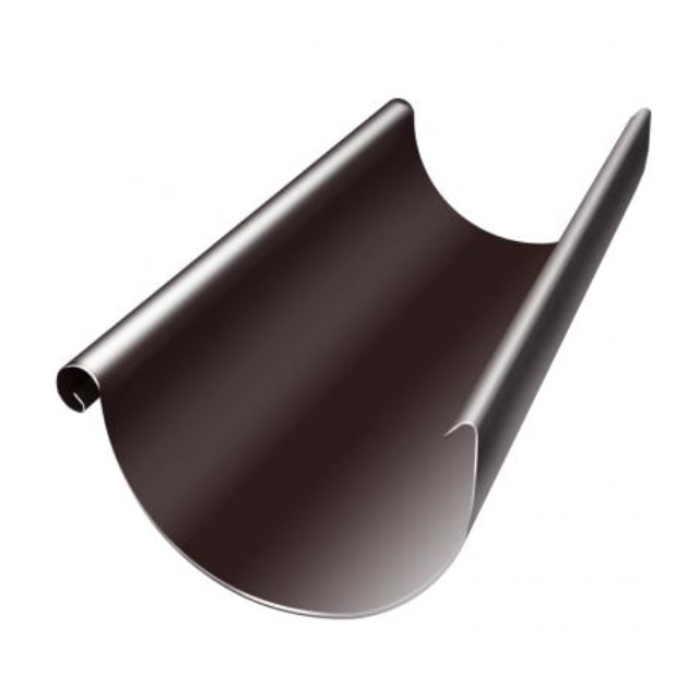 Водосток Grand Line 150x100 – Желоб 3м RAL 8017 купить в Тест