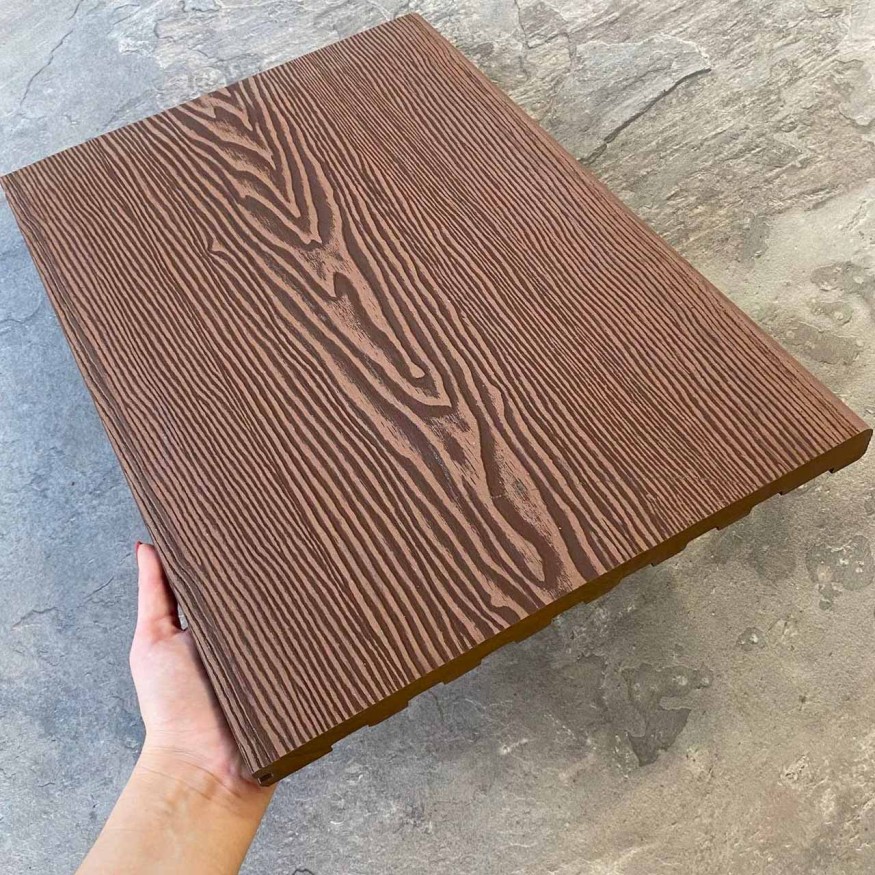 Ступень EasyDecking Wood-Х 348х22 Коричневый 3D купить в Тест