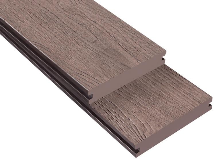 Террасная доска ДПК Outdoor 3D полнотелая NEVADA/CALIFORNIA BROWN коричневая микс купить в Тест