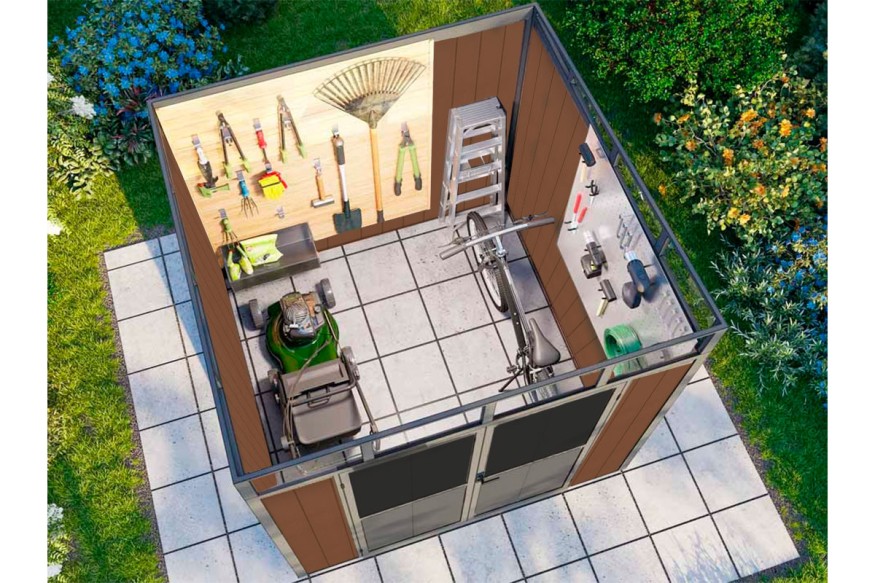 Сарай Defender из ДПК 7х7 (4.24 кв.м) купить в Тест
