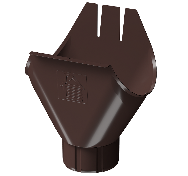 Воронка желоба D125 Döcke STAL PREMIUM Шоколад, (RAL 8019) купить в Тест