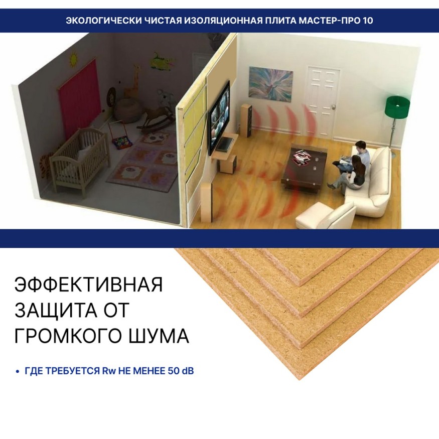 Хвойная изоляция Мастер 10 мм ПРО 1200х600х10 мм (7,2м2) купить в Тест