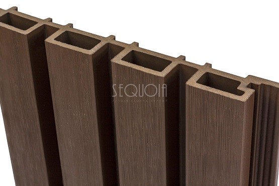 Доска фасадная ДПК 3D SEQUOIA co-extrusion BROWN купить в Тест