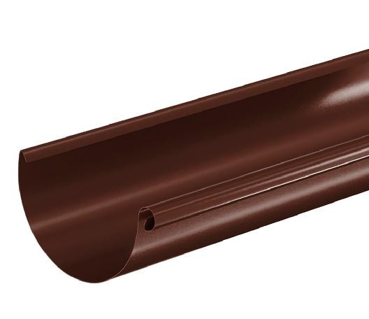 Водосток Aquasistem, система 125x90 - Водосточный желоб 3.00м RAL 8017 Коричневый купить в Тест