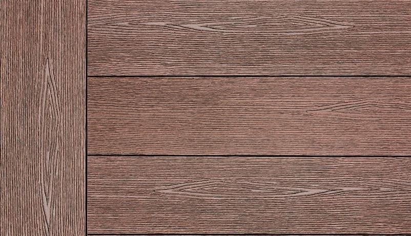 Террасная доска ДПК Outdoor 3D полнотелая STORM/OCEAN BROWN коричневая микс купить в Тест