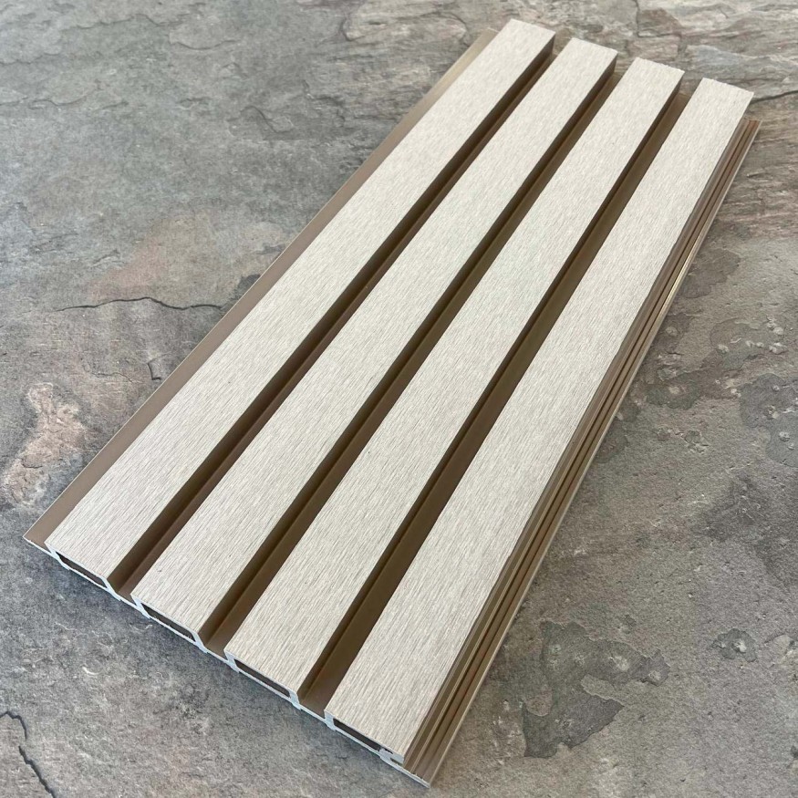 Фасадная реечная панель EasyDecking Wood-X 219х26 Бежевый купить в Тест