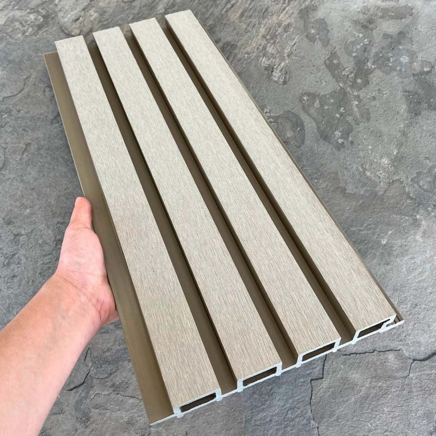 Фасадная реечная панель EasyDecking Wood-X 219х26 Бежевый купить в Тест