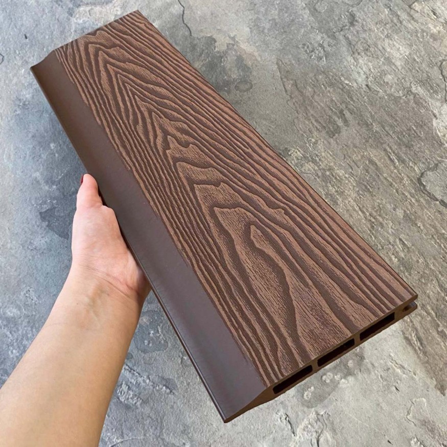Заборная панель шип-паз EasyDecking Wood-Х 146х20 Коричневый купить в Тест