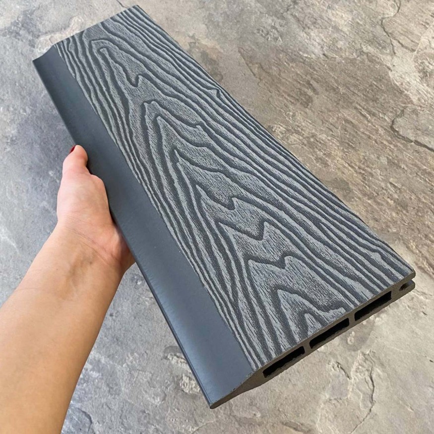 Заборная панель шип-паз EasyDecking Wood-Х 146х20 Серый купить в Тест