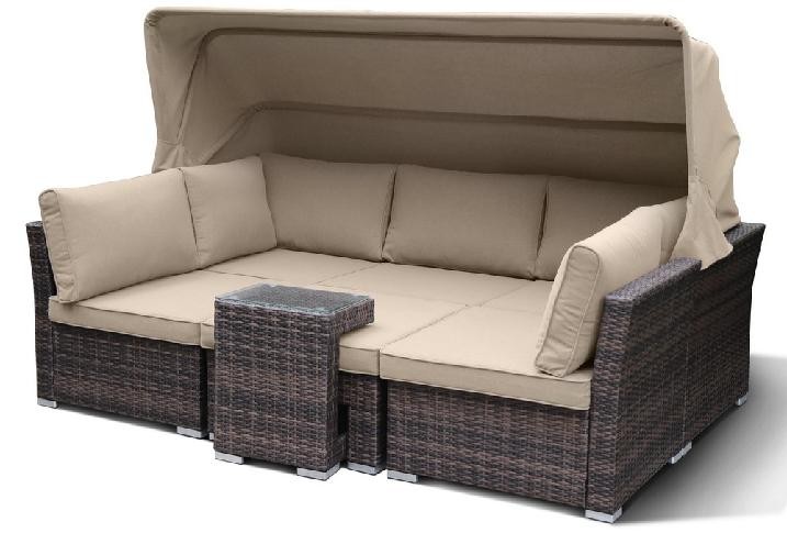 Диван-Трансформер AFINA плетеный из иск. ротанга AFM-320B Brown купить в Тест