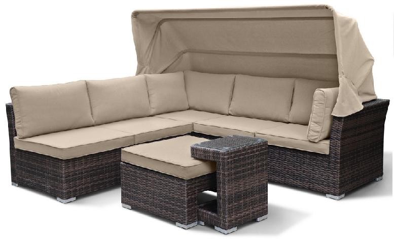 Диван-Трансформер AFINA плетеный из иск. ротанга AFM-320B Brown купить в Тест