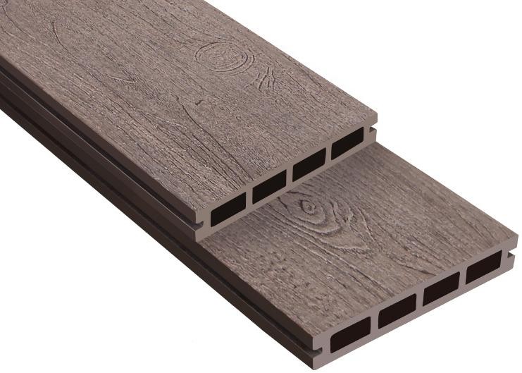 Террасная доска ДПК Outdoor 3D NEVADA/CALIFORNIA BROWN коричневая микс купить в Тест
