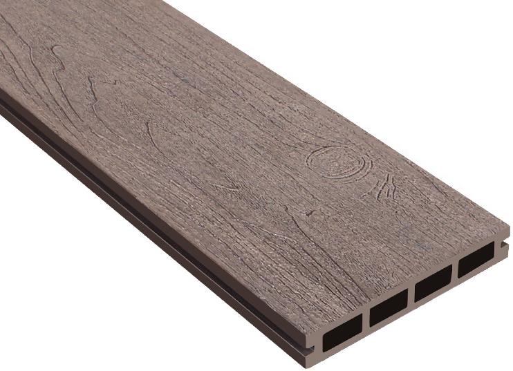 Террасная доска ДПК Outdoor 3D NEVADA/CALIFORNIA BROWN коричневая микс купить в Тест