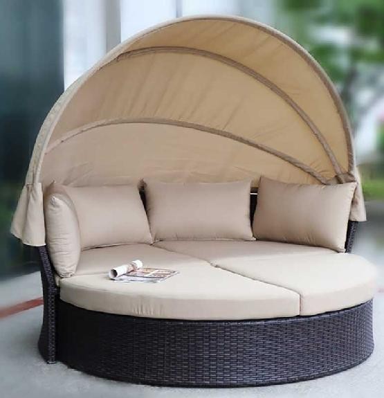 Диван-Трансформер AFINA плетеный из иск. ротанга AFM-325B Brown купить в Тест