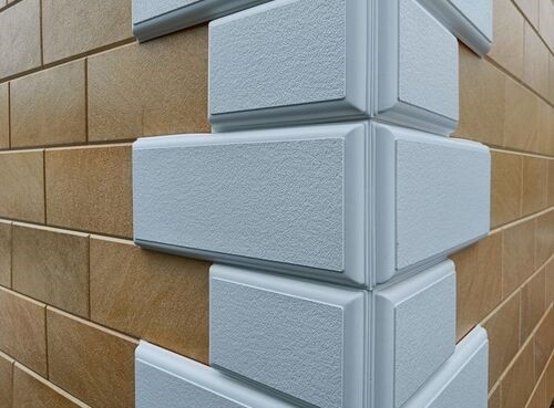 Угол Наружный к Фасадным Термопанелям Доломит Дагестанский Камень 235 мм Белый купить в Тест