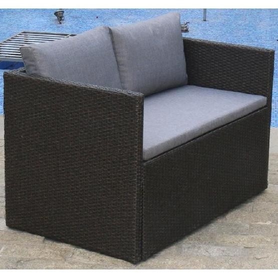 Диван-Трансформер AFINA плетеный из иск. ротанга S330A-W63 Brown купить в Тест