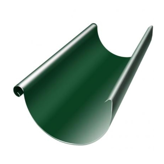 Водосток Grand Line 125x90 – Желоб 3м RAL 6005 купить в Тест