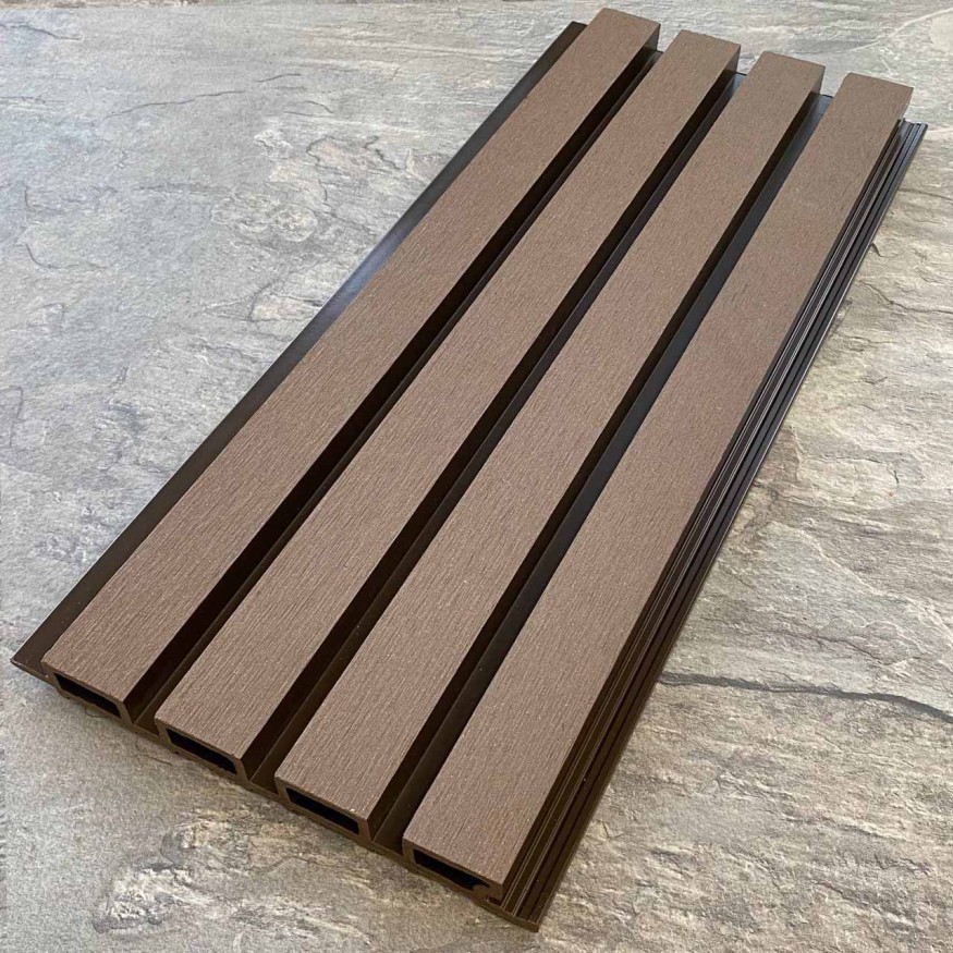 Фасадная реечная панель EasyDecking Wood-X 219х26 Венге купить в Тест