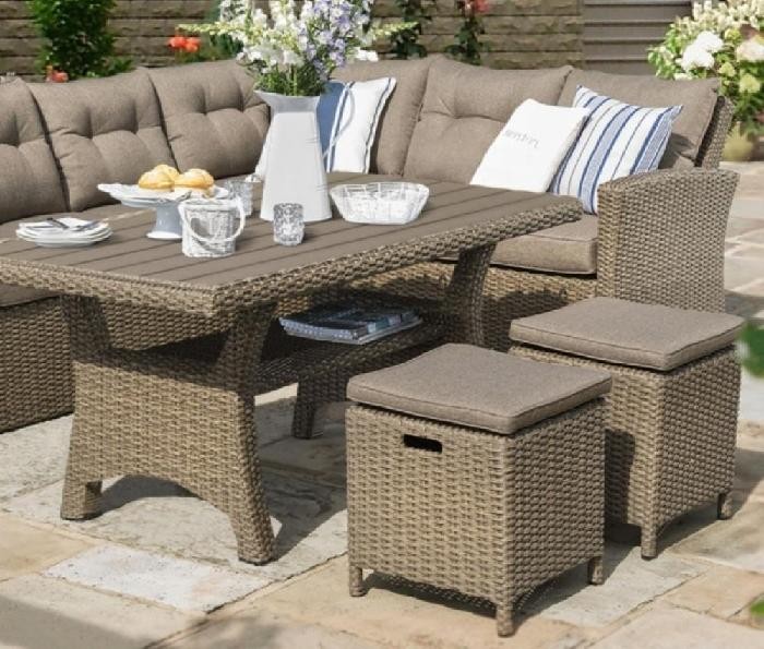 Комплект мебели AFINA плетеной из иск. ротанга AFM-307B Beige купить в Тест
