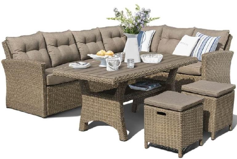 Комплект мебели AFINA плетеной из иск. ротанга AFM-307B Beige купить в Тест