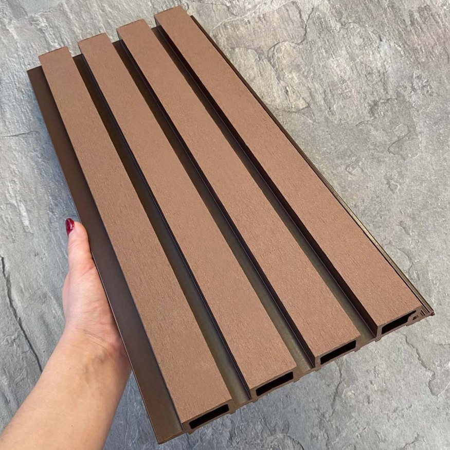 Фасадная реечная панель EasyDecking Wood-X 219х26 Коричневый купить в Тест