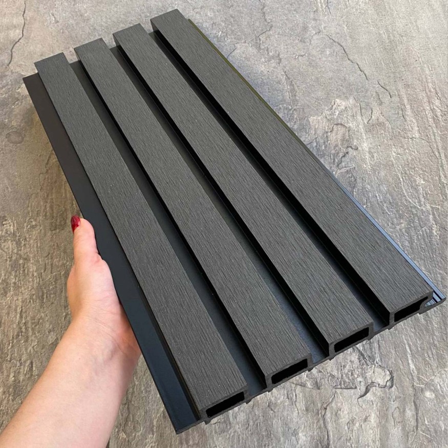 Фасадная реечная панель EasyDecking Wood-X 219х26 Черное дерево купить в Тест