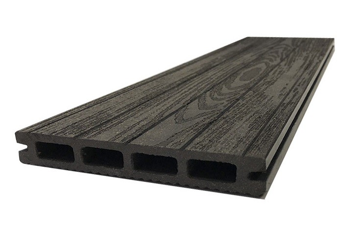 Доска Террасная NanoWood «Standart» Derevo двухсторонняя - Антрацит 150×26 купить в Тест