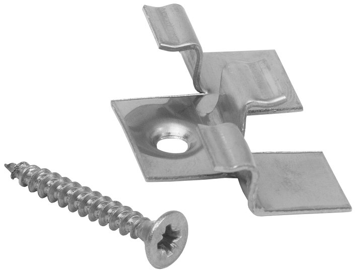 Клипса с саморезом,Grinder бесшовный монтаж 2 mm купить в Тест
