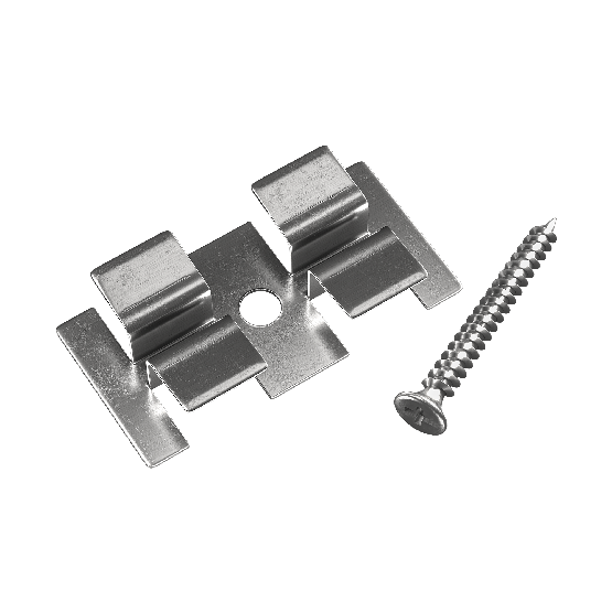Клипса с саморезом, Grinder шовный монтаж 5 mm купить в Тест