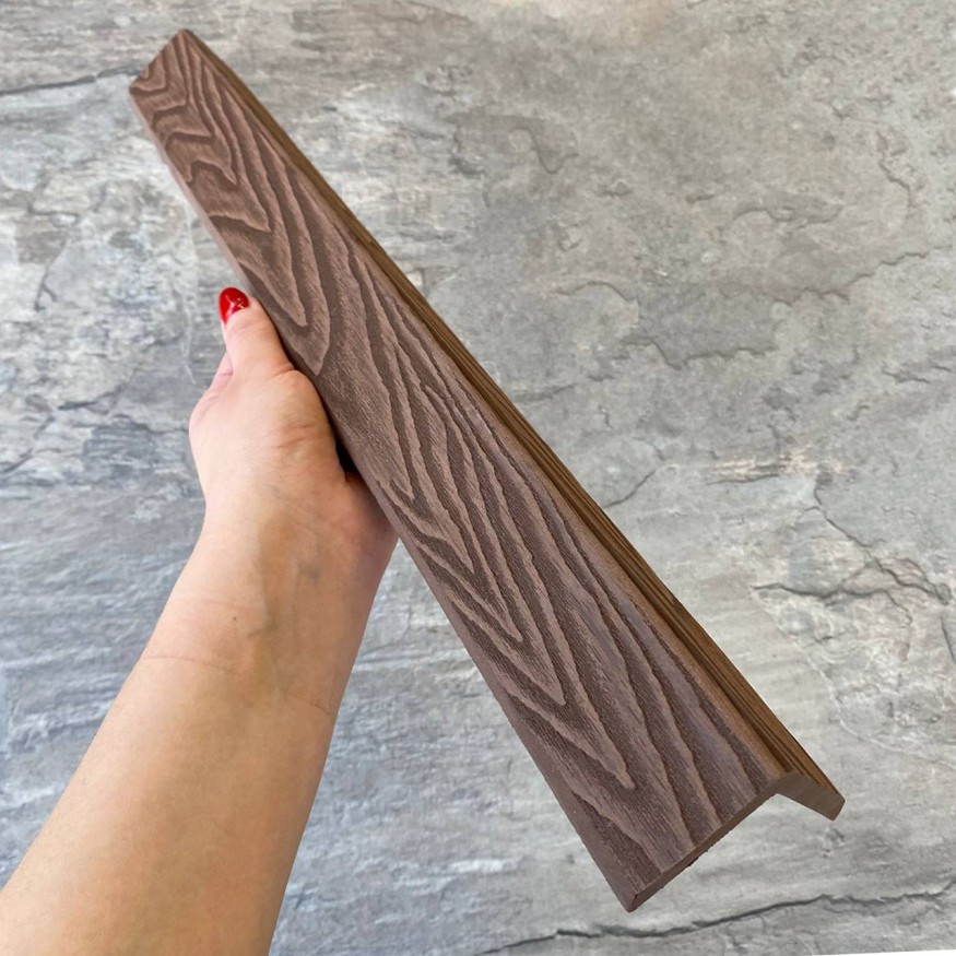 Уголок 3D EasyDecking Wood-Х 50х50 Коричневый купить в Тест