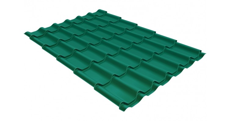 Металлочерепица классик 0,5 Satin RAL 5021 купить в Тест