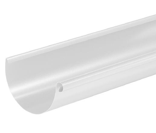 Водосток Aquasistem, система 125x90 - Водосточный желоб 3.00м RAL 9003 Белый купить в Тест