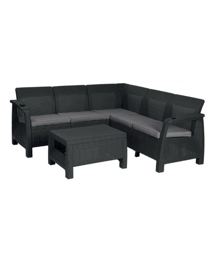Угловой диван  Yalta Corner Set (столик в комплект не входит) купить в Тест