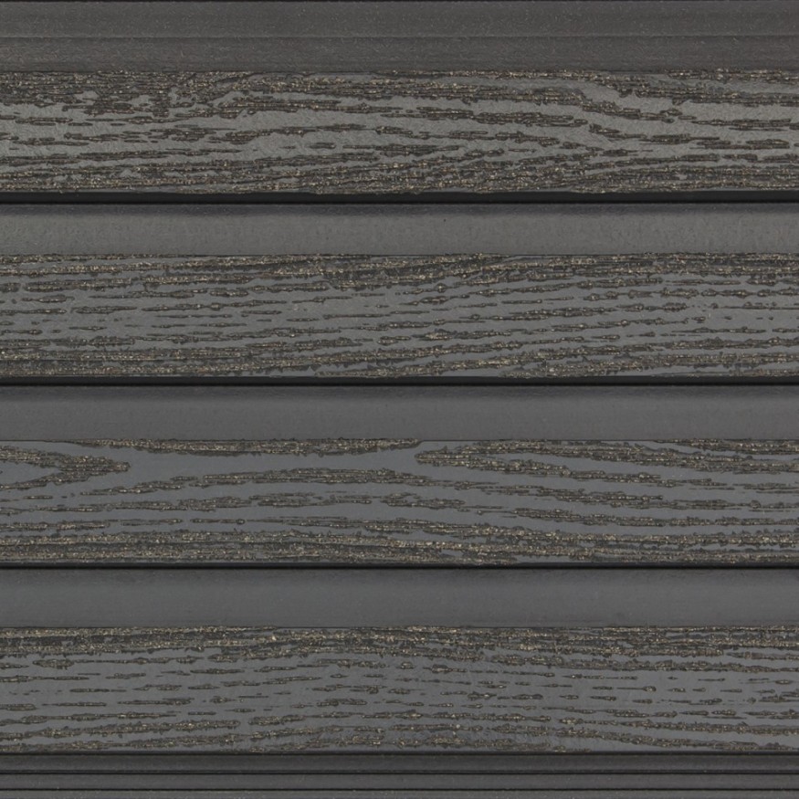 Фасадная доска из ДПК Faynag Wood Рейка Мокрый Асфальт купить в Тест