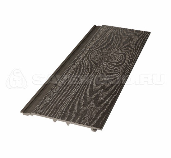 Сайдинг из дпк savewood sw-cedrus тангенциальный распил темно-коричневый купить в Тест