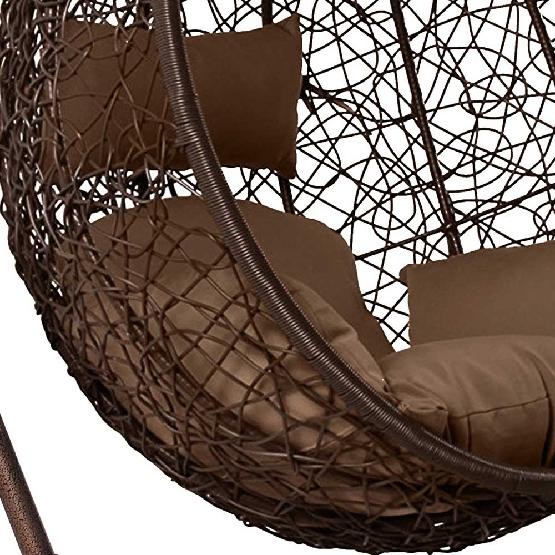 Кресло Подвесное из искусственного ротанга AFM-168A-L Brown купить в Тест