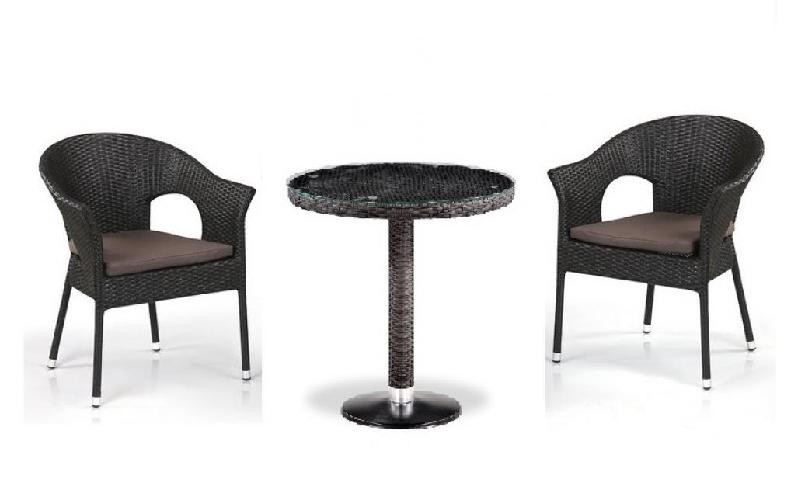 Комплект плетеной мебели AFINA из иск. ротанга T601/Y79A-W53 Brown 2Pcs купить в Тест
