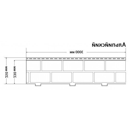 Фасадная панель Доломит Альпийский Слоновая кость купить в Тест