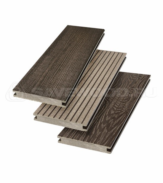 Террасная доска SW Fraxinus (R) полнотелая «SaveWood» Темно-коричневый купить в Тест