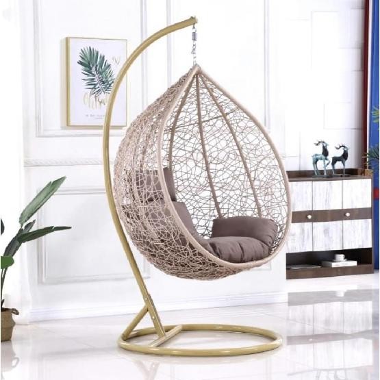 Кресло Подвесное из искусственного ротанга AFM-169A-XLB Beige купить в Тест