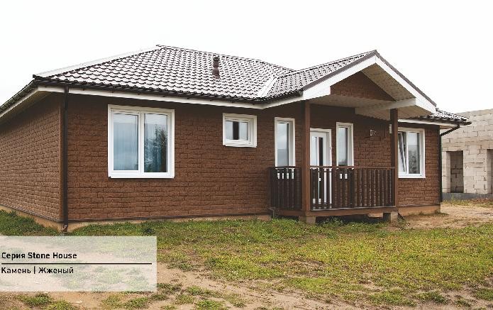 Фасадная панель Ю-Пласт Стоун-хаус камень жженый (двойной замок) купить в Тест