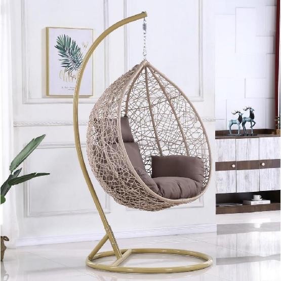 Кресло Подвесное из искусственного ротанга AFM-169A-LB Beige купить в Тест