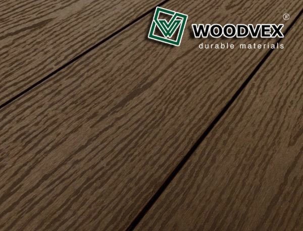 Террасная доска из ДПК  WOODVEX Select Темно-коричневый купить в Тест