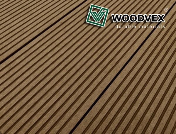 Террасная доска из ДПК  WOODVEX Select Темно-коричневый купить в Тест
