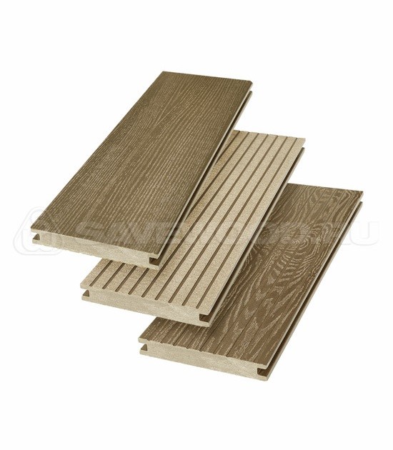 Террасная доска SW Fraxinus (R) полнотелая «SaveWood» Тик купить в Тест