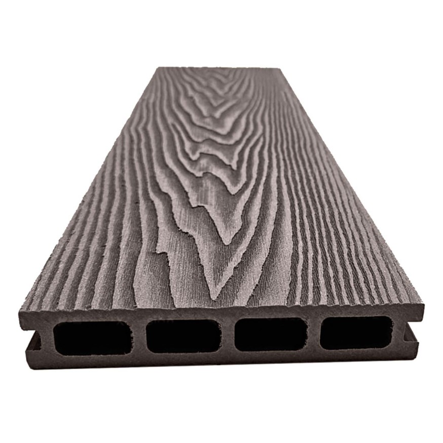 Террасная доская ДПК NanoWood Double 3D Венге купить в Тест
