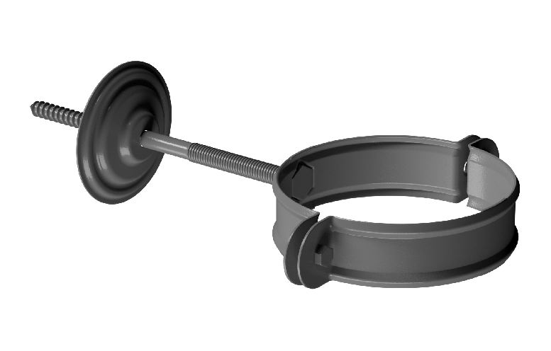 Хомут трубы D90 Döcke STAL PREMIUM Графит, (RAL 7024) купить в Тест